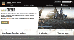 Desktop Screenshot of musica.orange.es