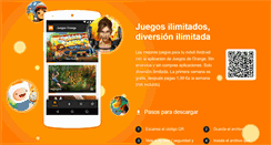 Desktop Screenshot of juegos.orange.es