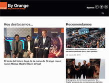 Tablet Screenshot of blog.orange.es
