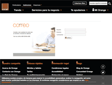 Tablet Screenshot of correopymes.orange.es