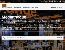 Tablet Screenshot of mediatheque.orange.com