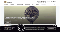 Desktop Screenshot of fundacja.orange.pl