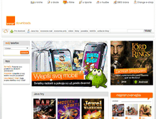 Tablet Screenshot of downloads.orange.sk